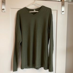 Lululemon long sleeve v neck - olive